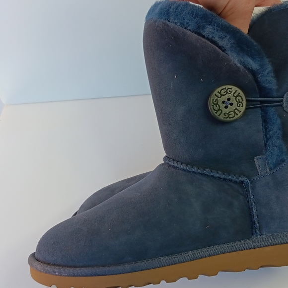 UGG w Bailey Button Navy - Picture 2 of 13
